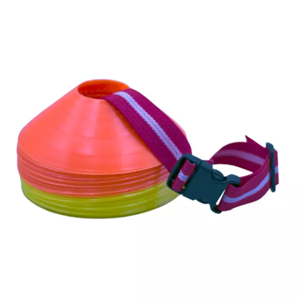 SET CHINO BELT - GRIS/NARANJA FLUOR, 48 UDES