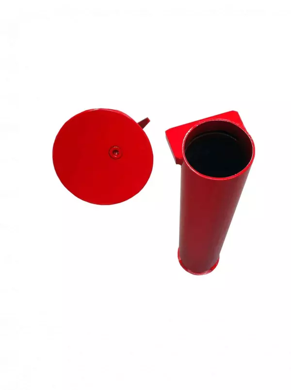 Anclajes voleibol con cerradura en tapa para postes de 80 mm