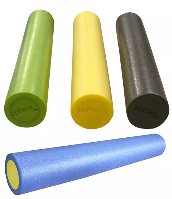 RODILLO DE PILATES SOFTEE - NEGRO, 90CM