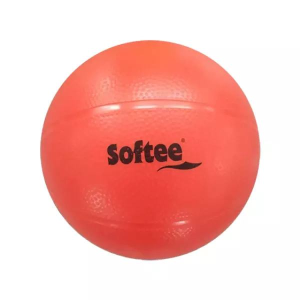 PELOTA SOFTEE PVC BALONCESTO - NARANJA, 23CM
