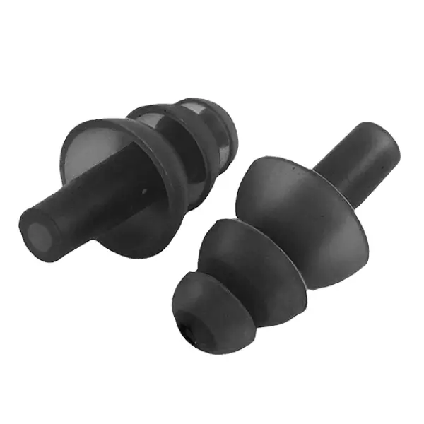 JUEGO TAPONES OIDO SILICONA SILFIX - UNICA, NEGRO