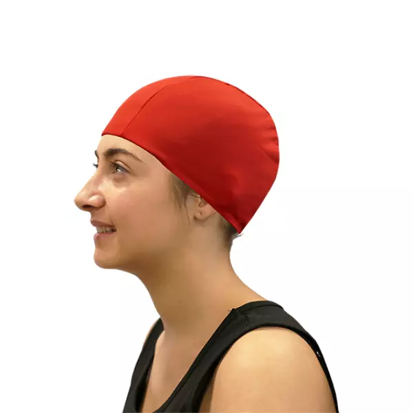 GORRO NATACION POLIESTER SOFTEE SENIOR - SENIOR, ROJO