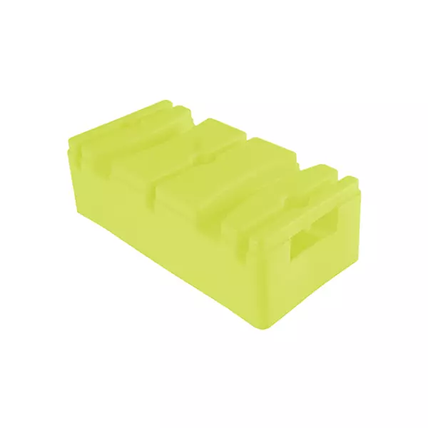 LADRILLO  CON SOPORTE PARA PICA Y ARO BASIC - AMARILLO FLUOR