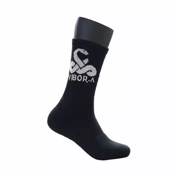CALCETINES VIBOR-A MEDIA CAÑA PREMIUM - 39-42, NEGRO