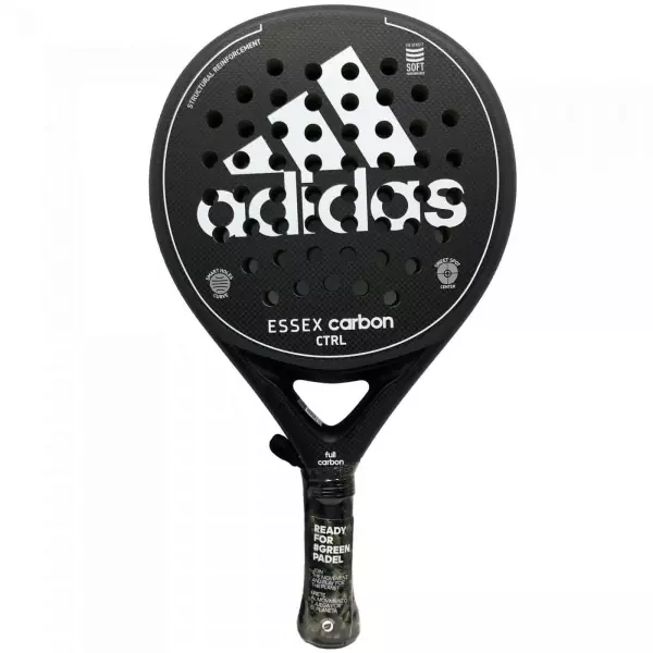 PALA PÁDEL ADIDAS ESSEX CTRL BLACK WHITE