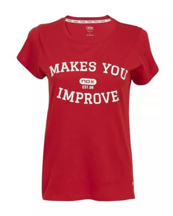 CAMISETA CASUAL NOX LETRAS MUJER
