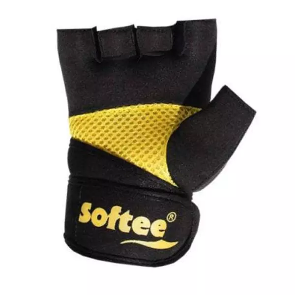 PAR DE GUANTES FULLBOXING COMBAT - AMARILLO, M#