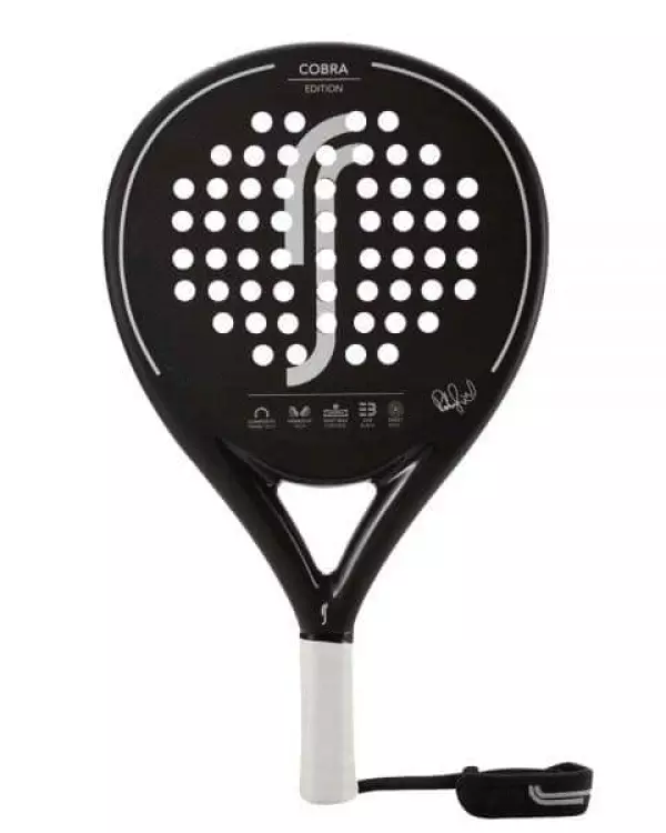 PALA RS PADEL COBRA EDITION NEGRO BLANCO