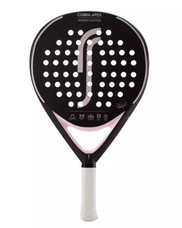 PALA RS PÁDEL COBRA APEX EDITION NEGRO ROSA MUJER