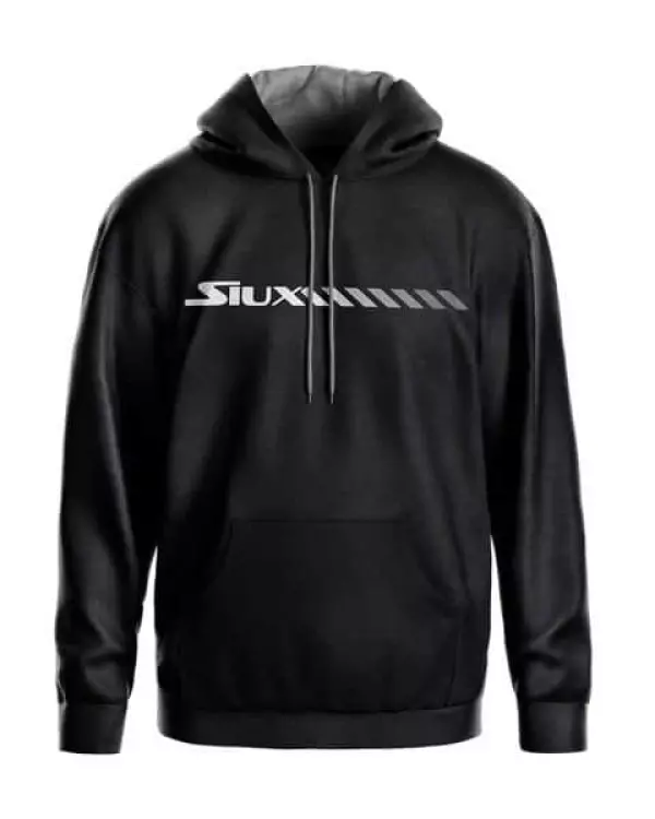 SUDADERA CAPUCHA NIÑO SIUX MALI NEGRO