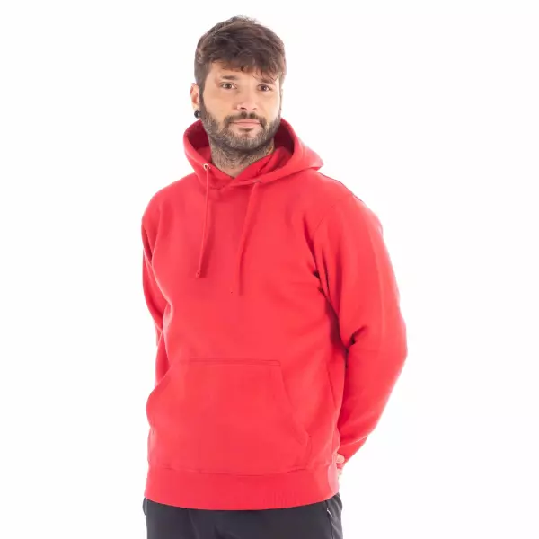 SUDADERA SOFTEE KELVIN ADULTO - L, ROJO