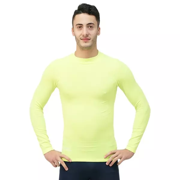 CAMISETA TÉRMICA SOFTEE BUBBLE INFANTIL - 12/14, AMARILLO FLUOR