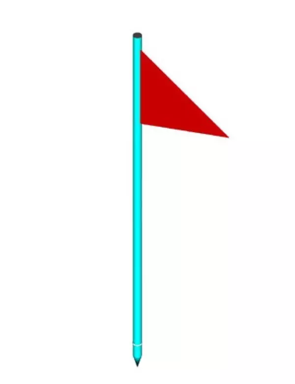 Juego de banderas de limite de sector ATLETISMO