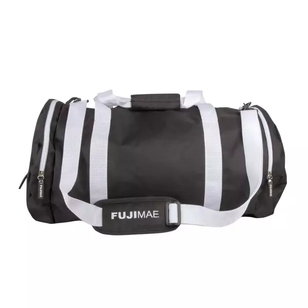 Bolsa Deporte Tubular. Negro/verde. 60x30x30cm