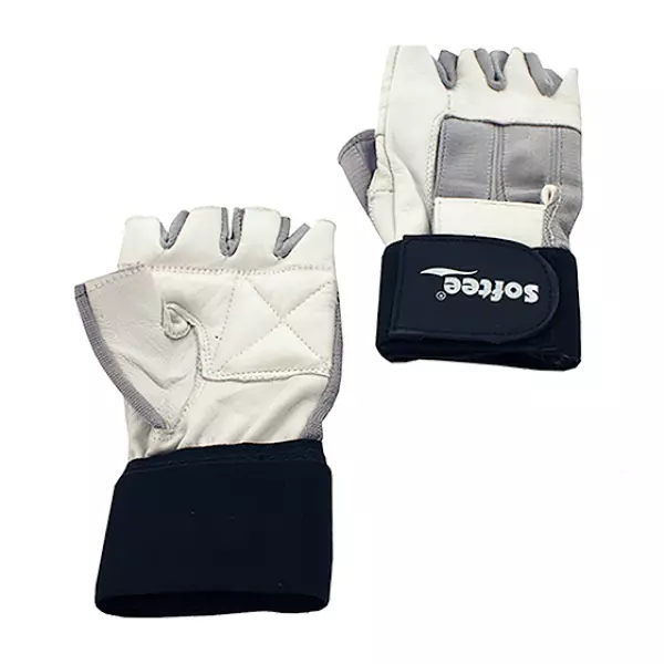PAR DE GUANTES SPANDEX - L, BLANCO