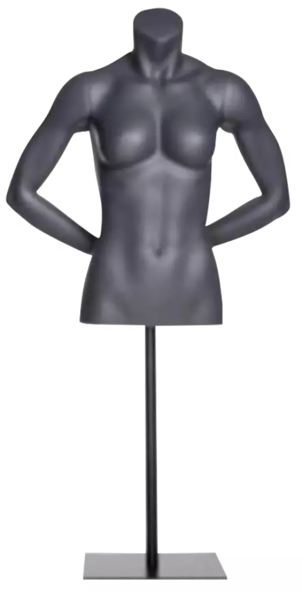 MANIQUI FEMENINO TORSO - NEGRO,