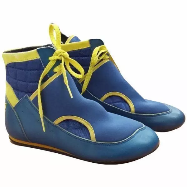 BOTÍN AZUL-AMARILLO BOXEO