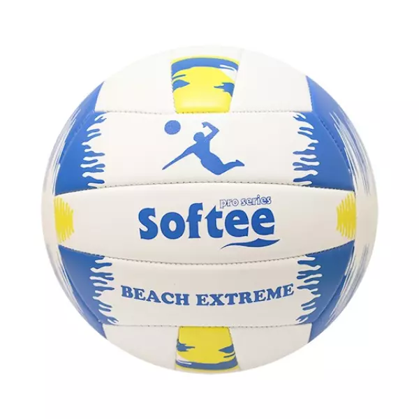 BALON VOLEY SOFTEE BEACH EXTREME - VOLEY PLAYA, BLANCO/AZUL#