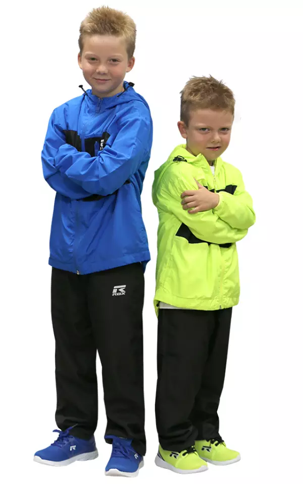 CHANDAL MICROFIBRA ROX R-DAKA CON CAPUCHA INFANTIL - NEGRO/ROYAL, 12 AÑOS#