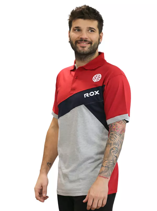 POLO ROX R-BUGATTY ADULTO - GIRS/ROJO/MARINO, S#