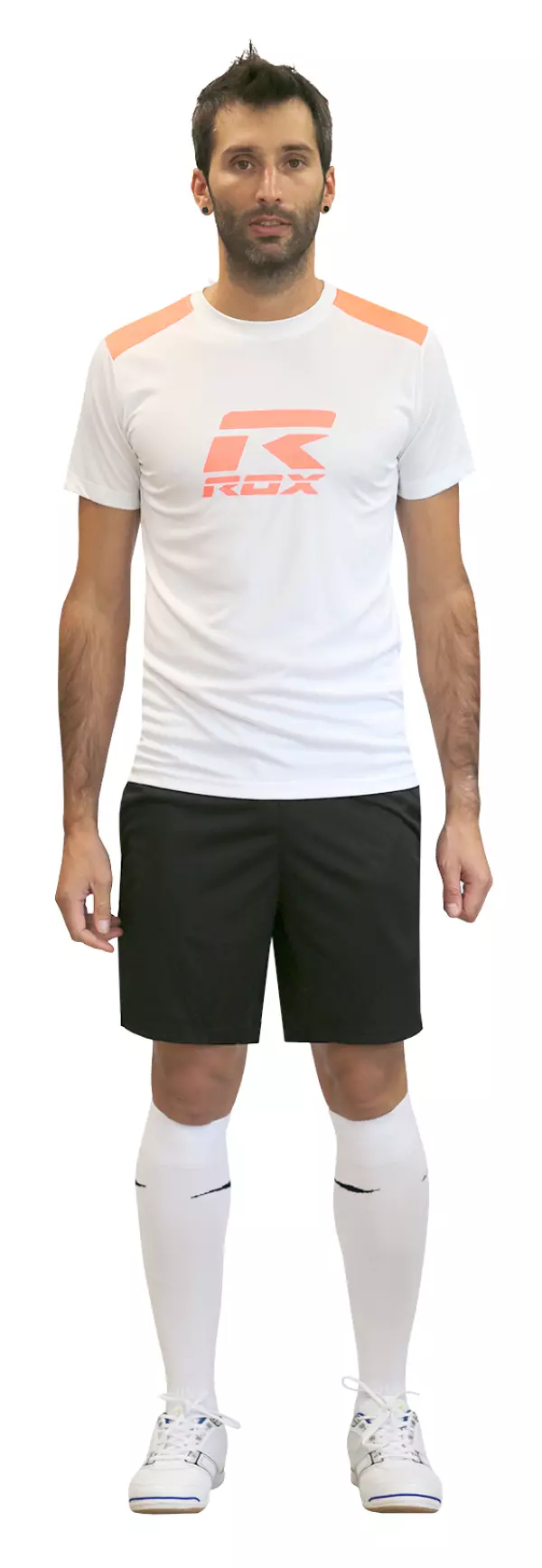CAMISETA ROX R-PALACE NIÑO - 6 AÑOS, BLANCO/CORAL FLUOR#