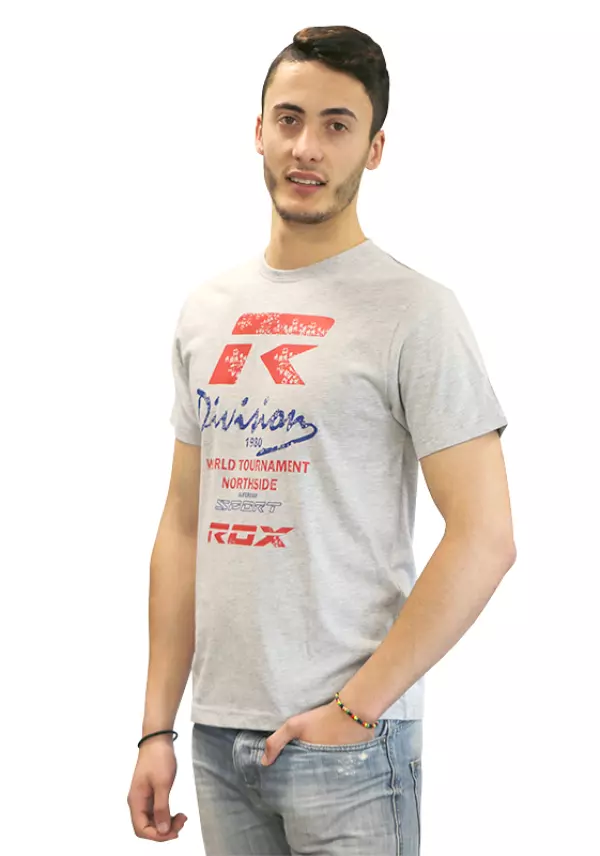 CAMISETA ROX R-SIGNATURE ADULTO - GRIS, 3XL#