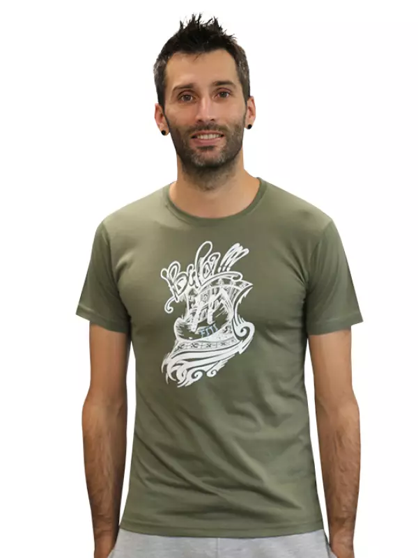 CAMISETA ROX R-BALA NIÑO - 8 AÑOS, VERDE MILITAR#