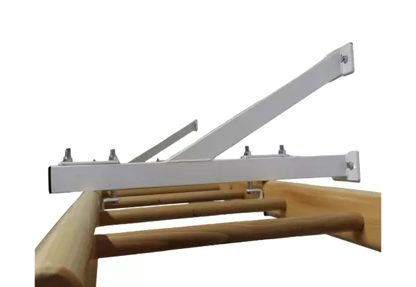 Soporte fijo a pared para escalera Doman School. Juego 2 uds.HORIZONTAL BRAQUIACION