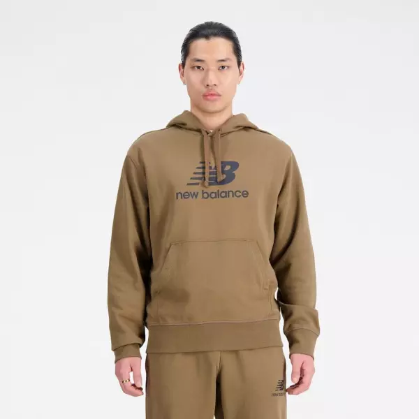 SUDADERA NEW BALANCE ESSENTIALS STACKED LOGO MT31537