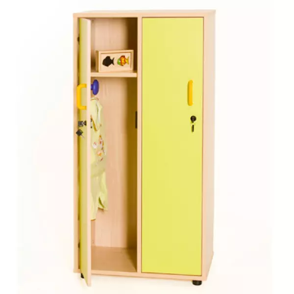 Mueble taquilla individual 125 cm de altura 2 niños