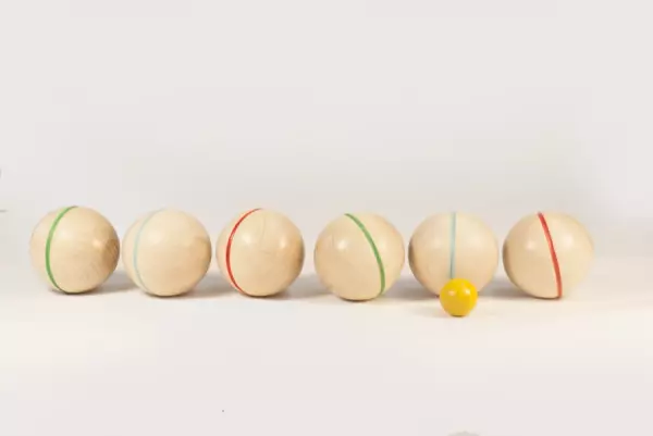 Juego de petanca MADERA 6,8 CM 1 BOLICHE
