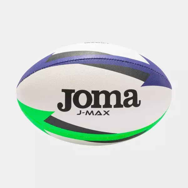 Balón rugby J-Max blanco verde/BLANCO AMARILLO TALLA 4/3