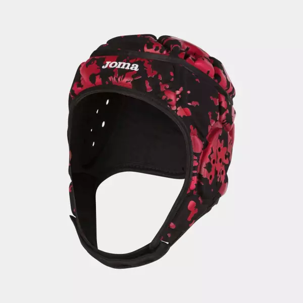 Casco de protección rugby Protect negro rojo/NEGRO ANTRACITA JOMA