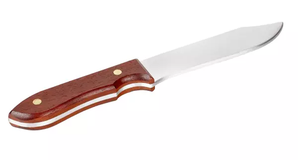 CUCHILLO PRO DE ALUMINIO PARA ENTRENAMIENTO MANGO DE MADERA