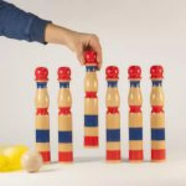 Juego de bolos “bitlles” 25 cm#