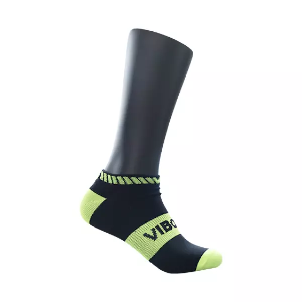 CALCETINES VIBOR-A INVISIBLE - 43-46, NEGRO/AMARILLO FLUOR
