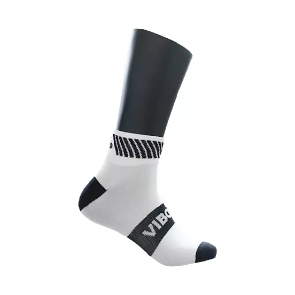 CALCETINES VIBOR-A CAÑA BAJA - 39-42, NEGRO/AMARILLO FLUOR