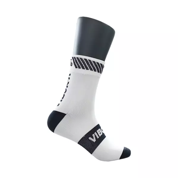 CALCETINES VIBOR-A MEDIA CAÑA - NEGRO/AMARILLO FLUOR, 39-42