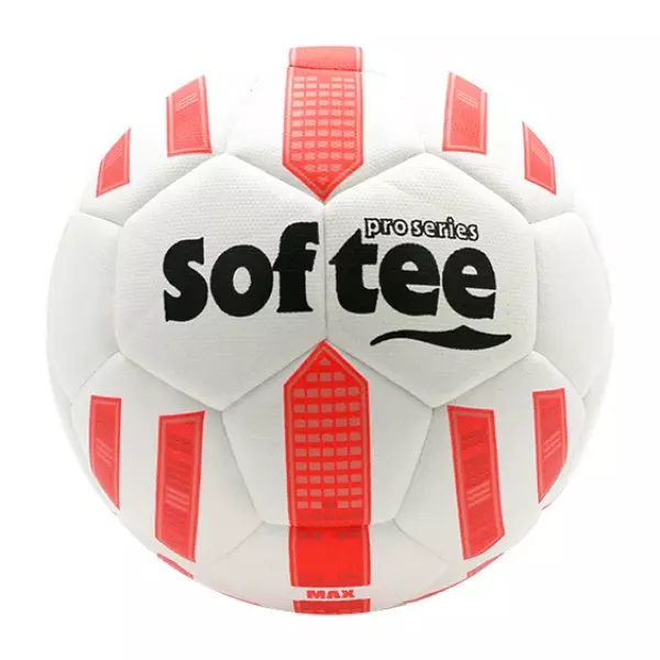 BALON FUTBOL HIBRIDO SOFTEE MAX - BLANCO/ROJO, FUTBOL11