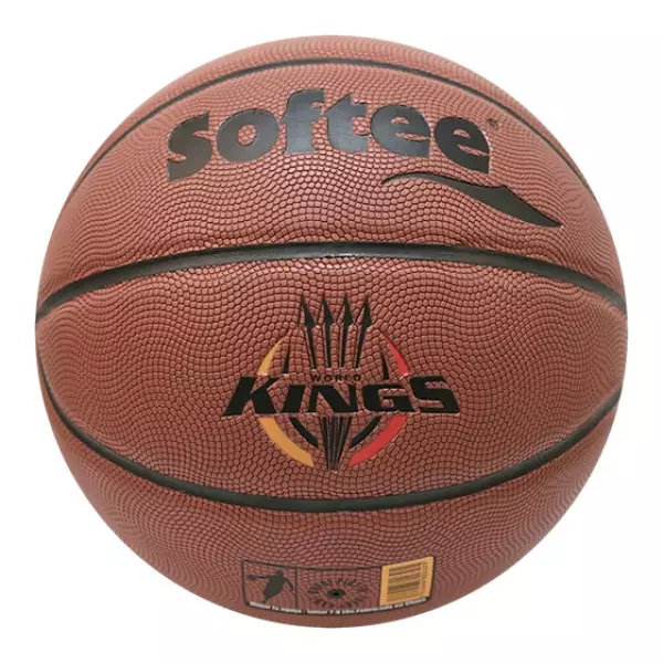 BALON BALONCESTO SOFTEE CUERO - 7, MARRON