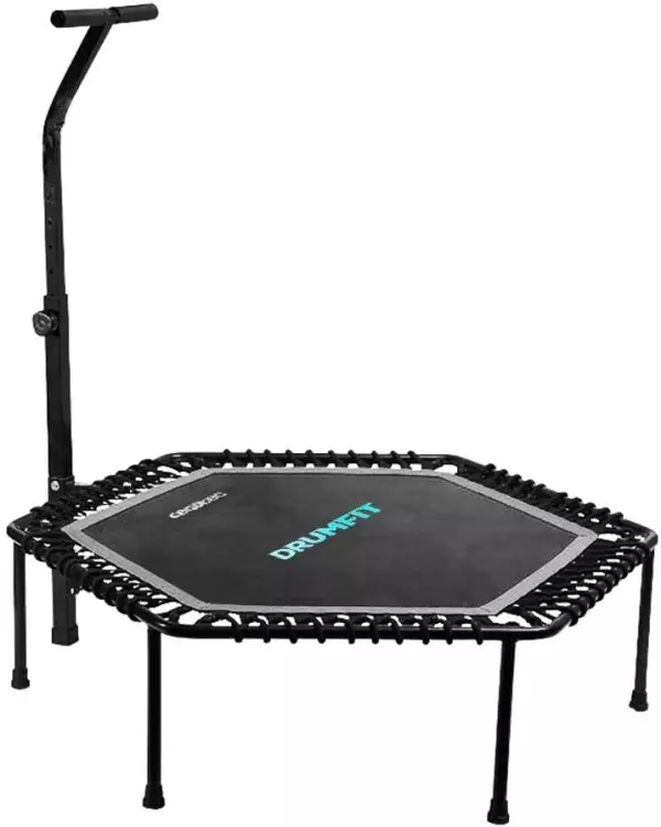 Drumfit Jump 920 Trampolín de fitness cama elástica. 92 cm de diámetro. Base de 6 patas. Máximo peso del usuario 100 Kg. CAMA ELASTICA