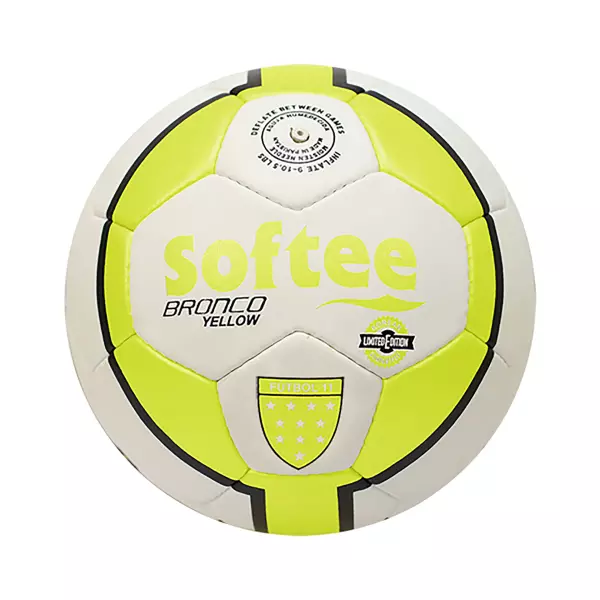BALON SOFTEE BRONCO LIMITED EDITION - AMARILLO FLUOR, INDOOR USO PROFESIONAL