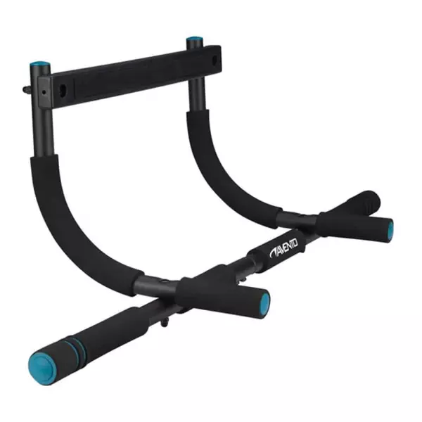 Avento Barra de Dominadas Multi-Fitness para Puerta - Barra de Musculación de Acero con Agarre Acolchado (Hasta 100kg)