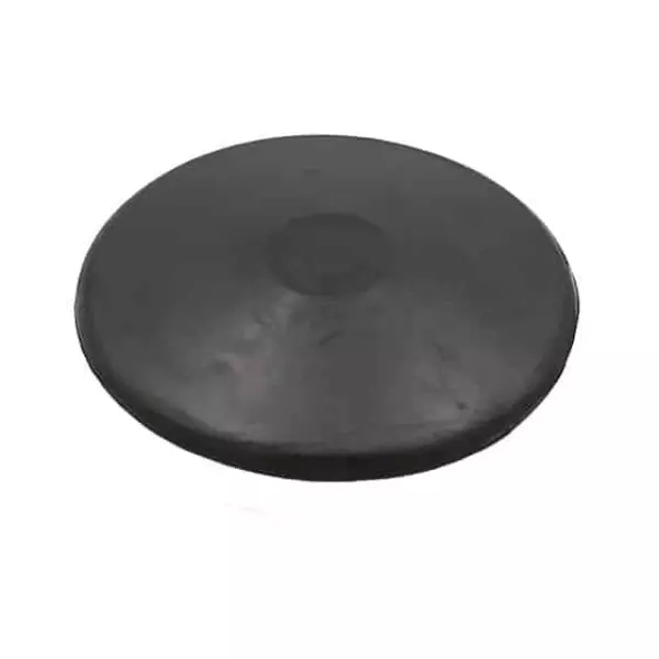 DISCO LANZAMIENTO CAUCHO - 2 KG, NEGRO