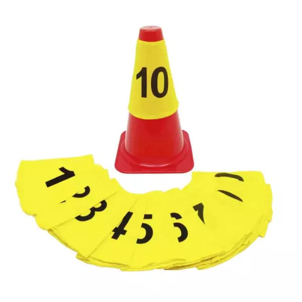 Set 10 fundas conos numeradas LORI