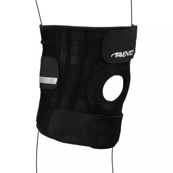 Rodillera Ajustable Avento con Refuerzo de Acero y Anillo de Silicona - Talla Única - Neopreno Transpirable