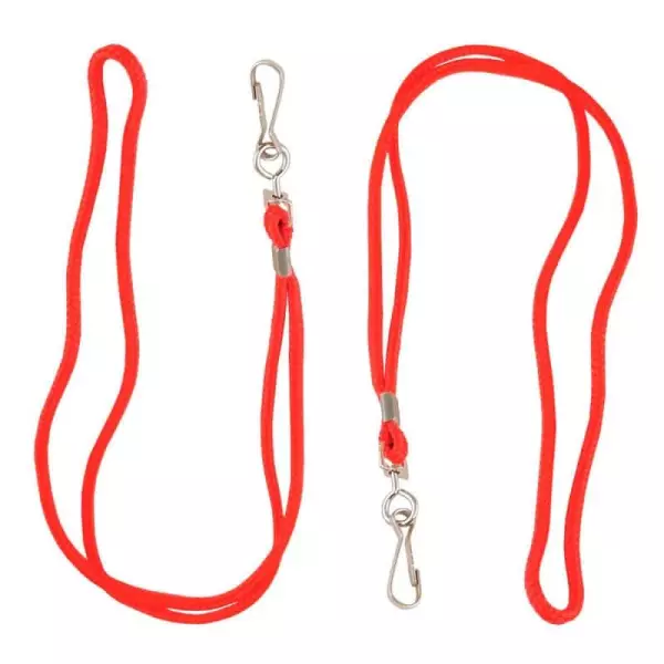 Cordón silbato standard NECK. Pack de 2 - Rojo