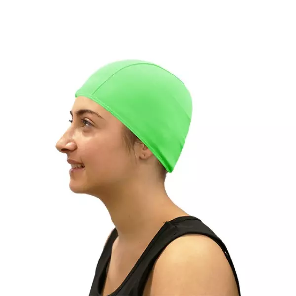 GORRO NATACION POLIESTER SOFTEE SENIOR - VERDE, SENIOR