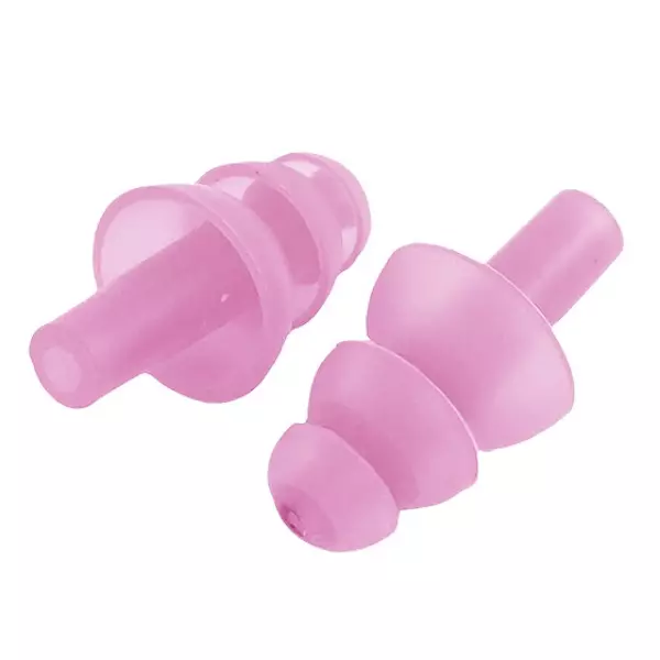 JUEGO TAPONES OIDO SILICONA SILFIX - UNICA, ROSA
