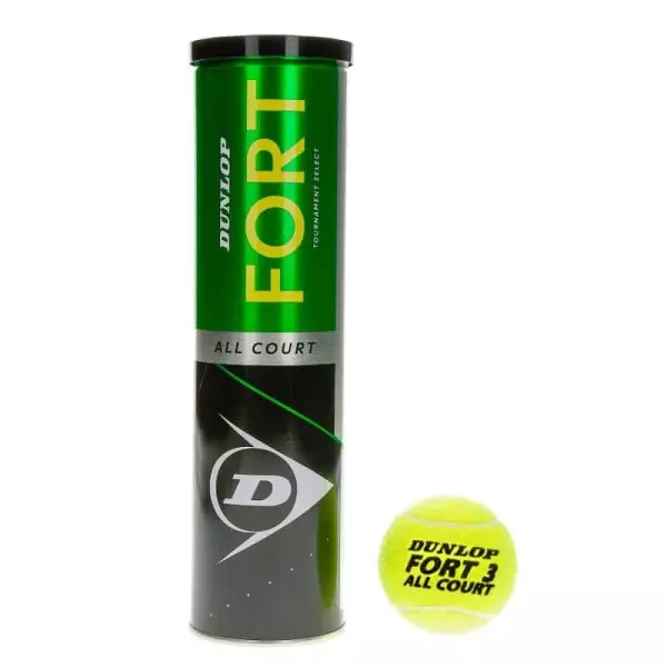 BOTE 4 PELOTAS TENIS DUNLOP FORT ALL COURT TS